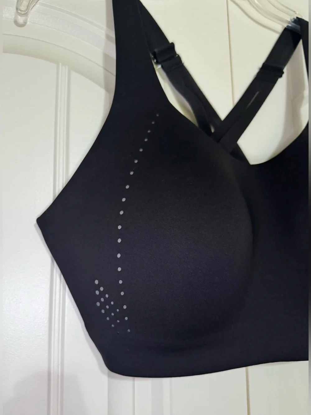 Lululemon AirSupport Bra High Support, C-DDD Cups Black / Asphalt Grey (36DD)
